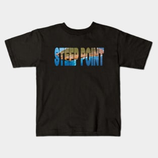 STEEP POINT - Western Australia Aerial Kids T-Shirt